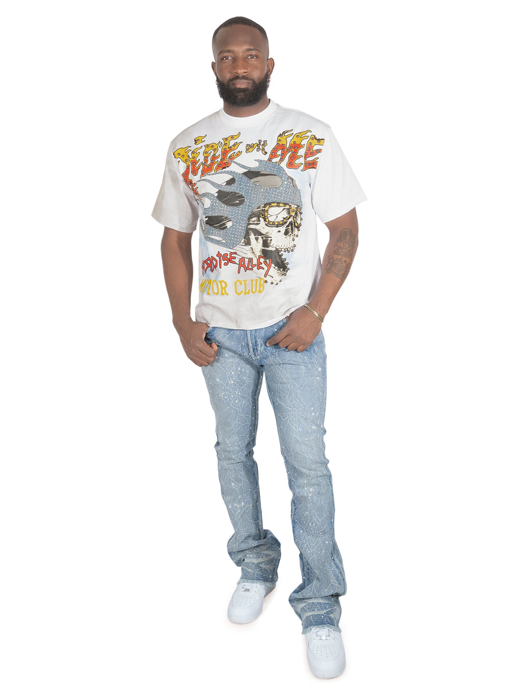 Tee | F188 Ride With Me - White