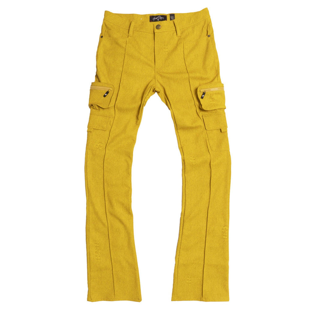 F2789 CASA DE Vegan Leather Pants - Wheat