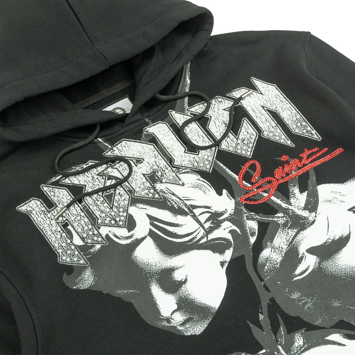 Fleece Hoodie | F4171 Heaven Pull Over - Black