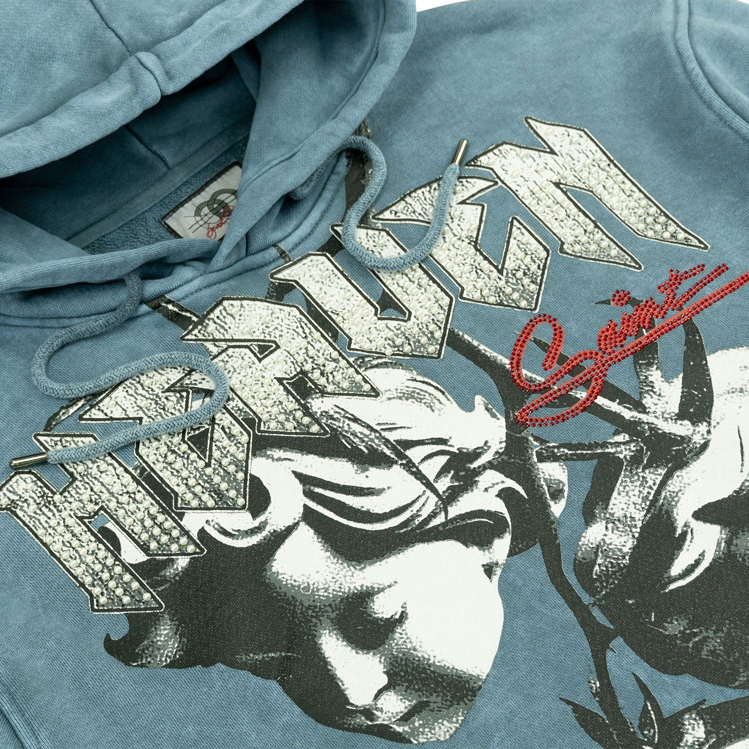 Fleece Hoodie | F4171 Heaven Pull Over - Blue