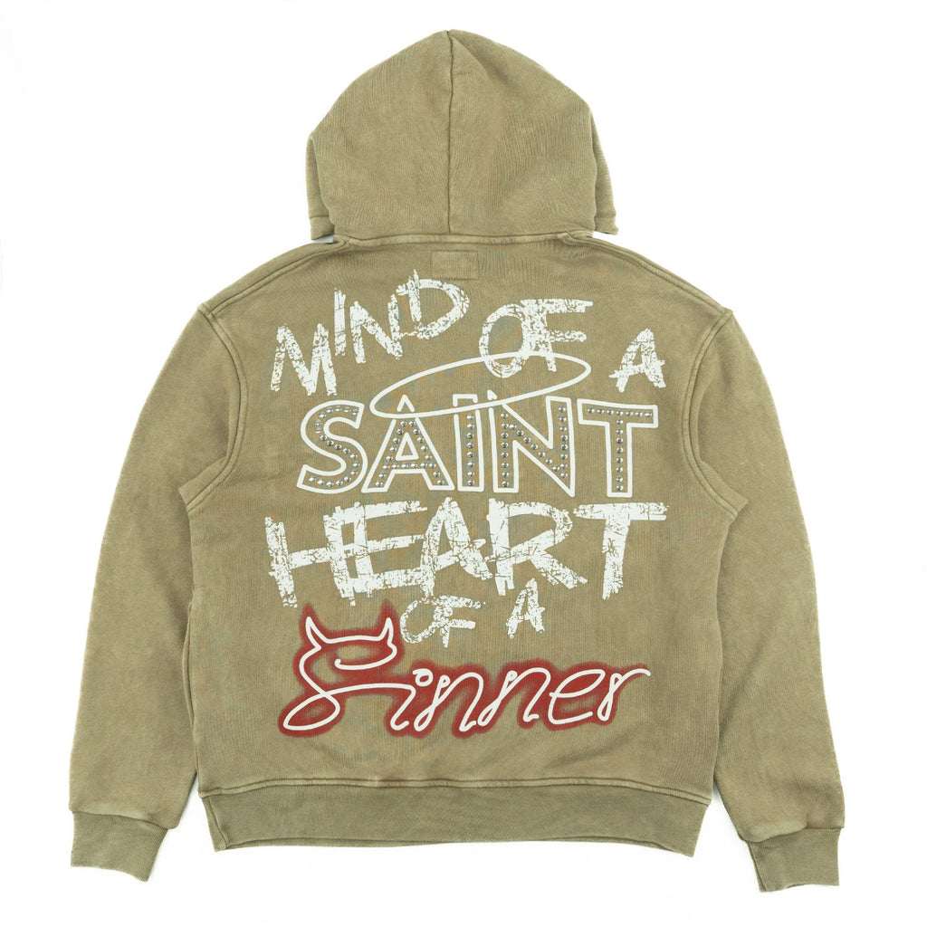 Fleece Hoodie | F4173 Sinners Over Size - Mocha