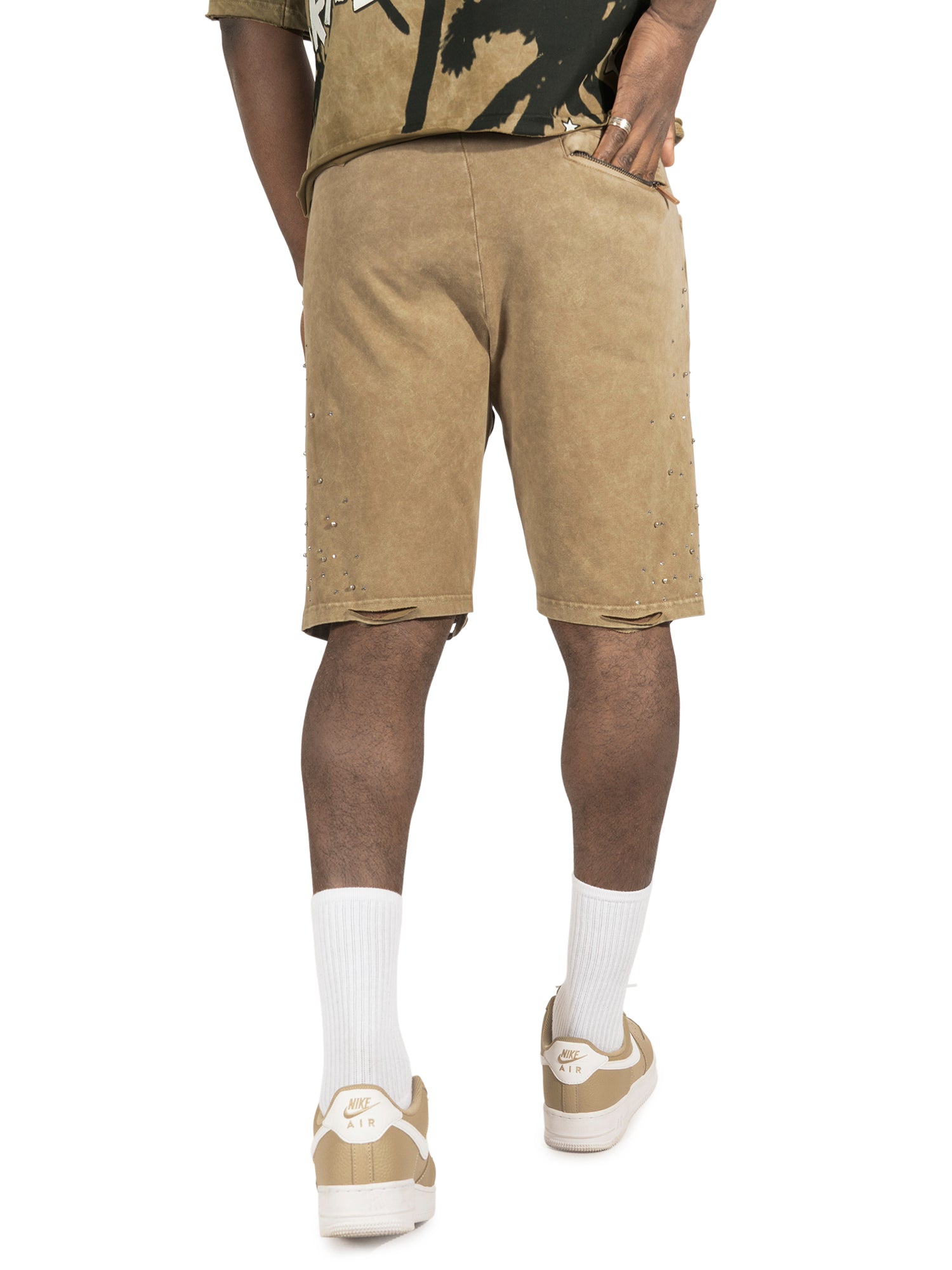 F616 Nuovo Reesh Shorts - Mocha