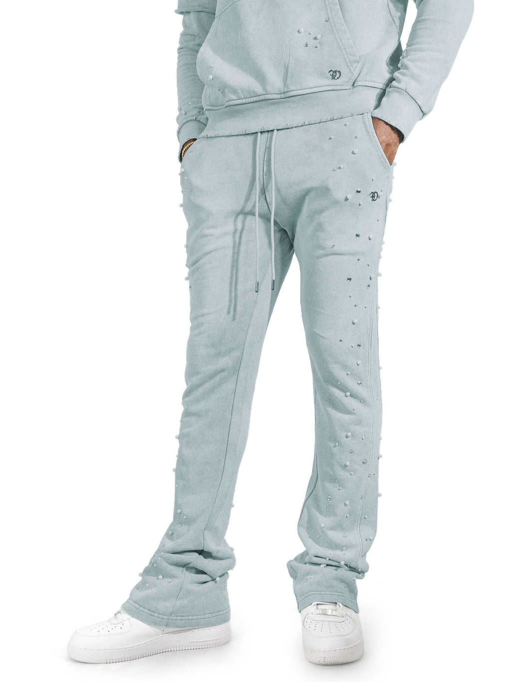 Set | F187 Bellucci Hoodie Set - Gray
