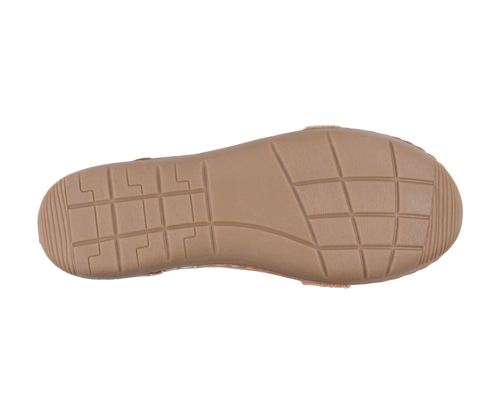 Women's Genny Tan Perforated Casual Flats