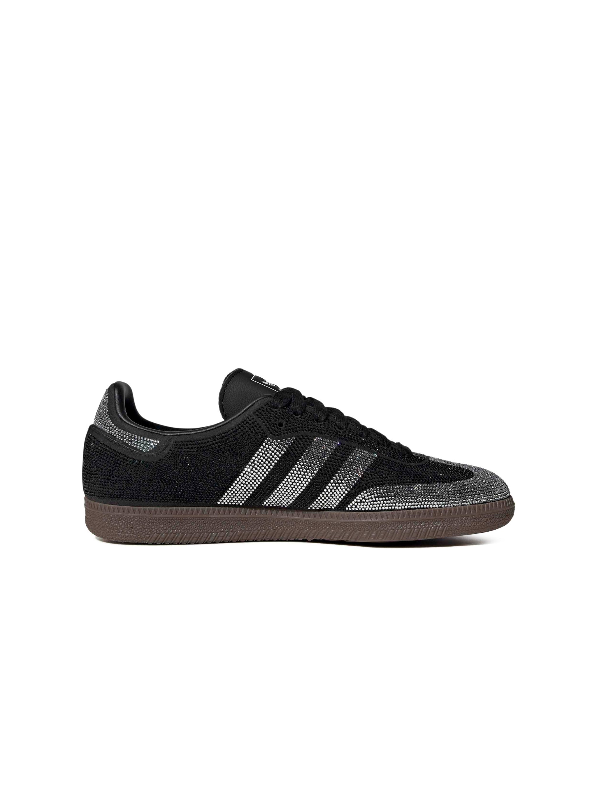 Adidas Womens Rhinestone Samba OG - Black/Silver