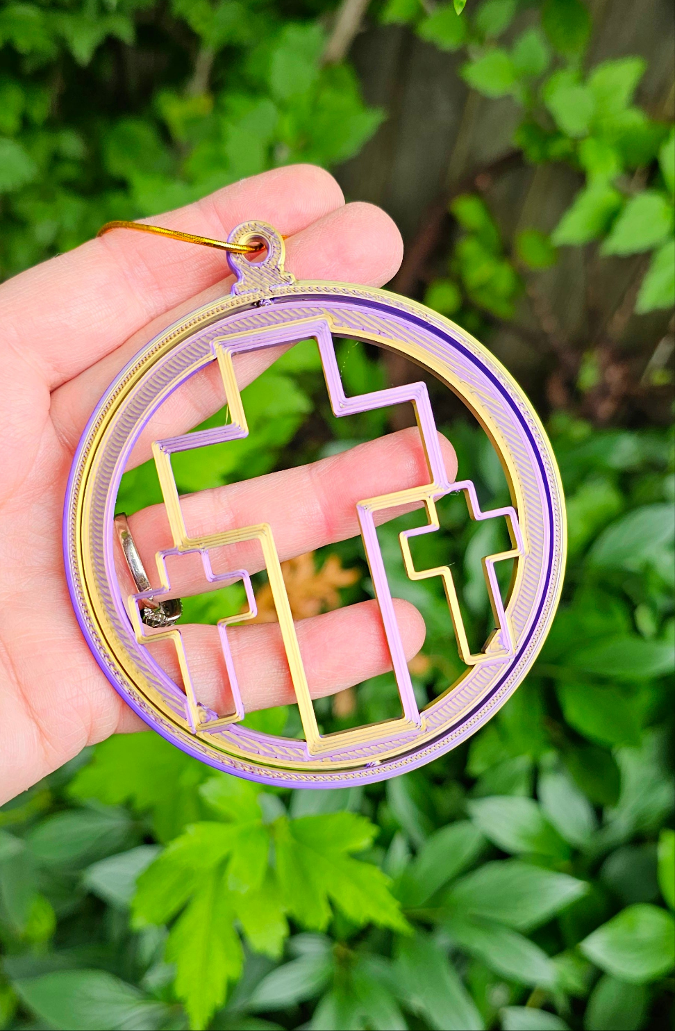 Triple Cross Ornament Medium