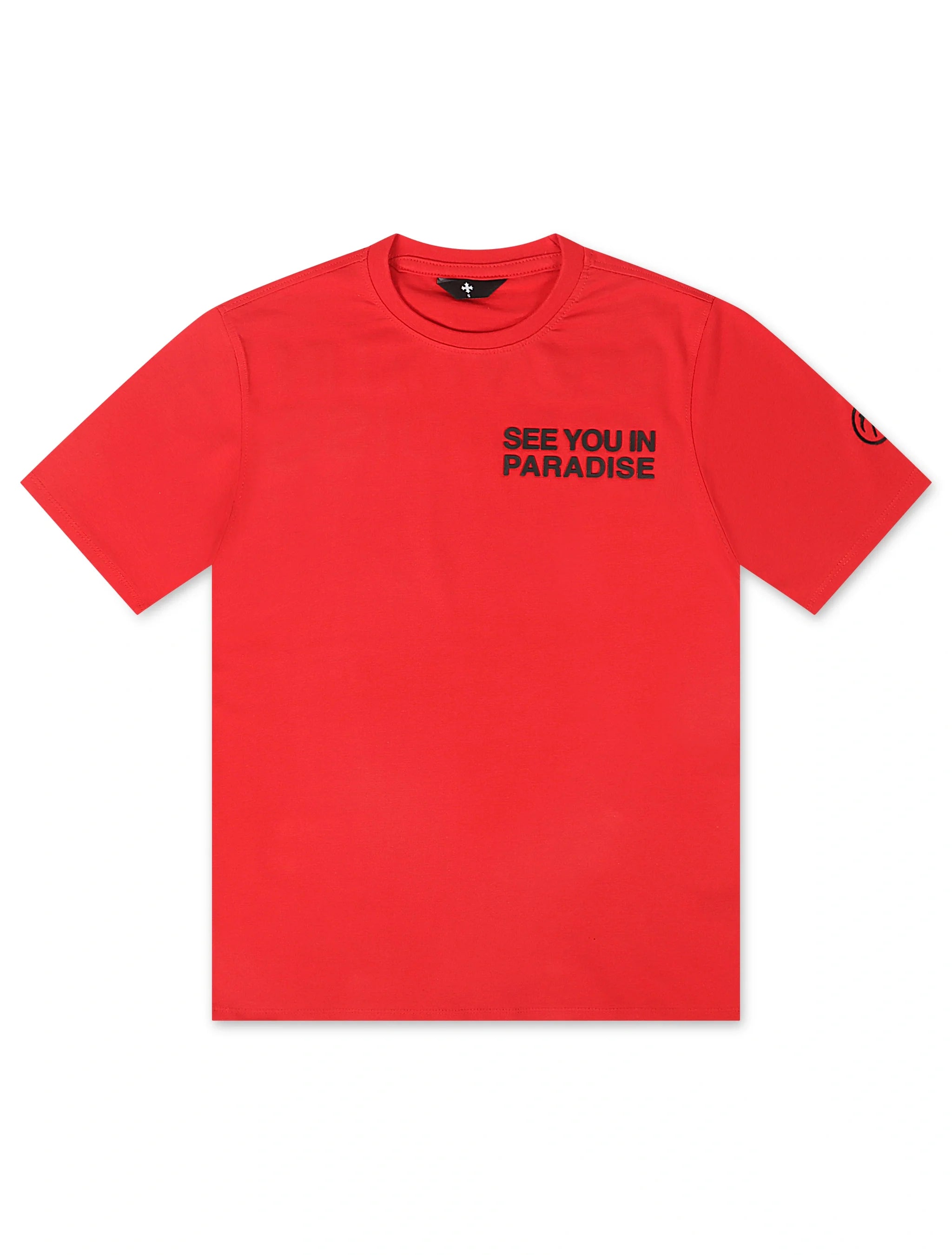 Jordan Craig Block Letter Tee - Red