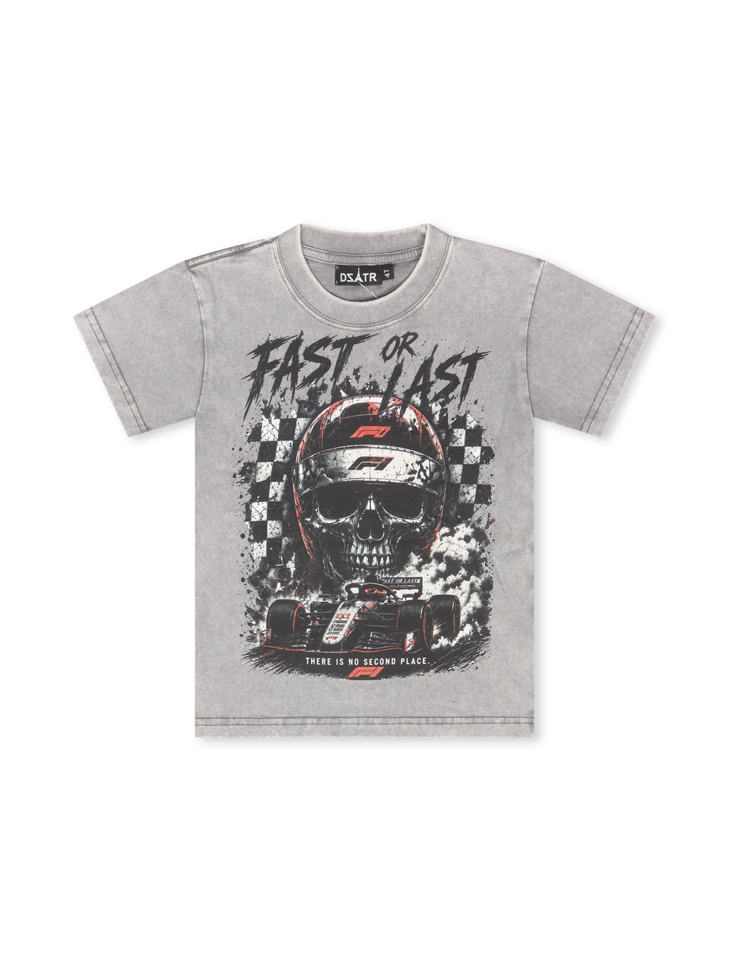 Disaster Kids Fast or Last Tee - Grey