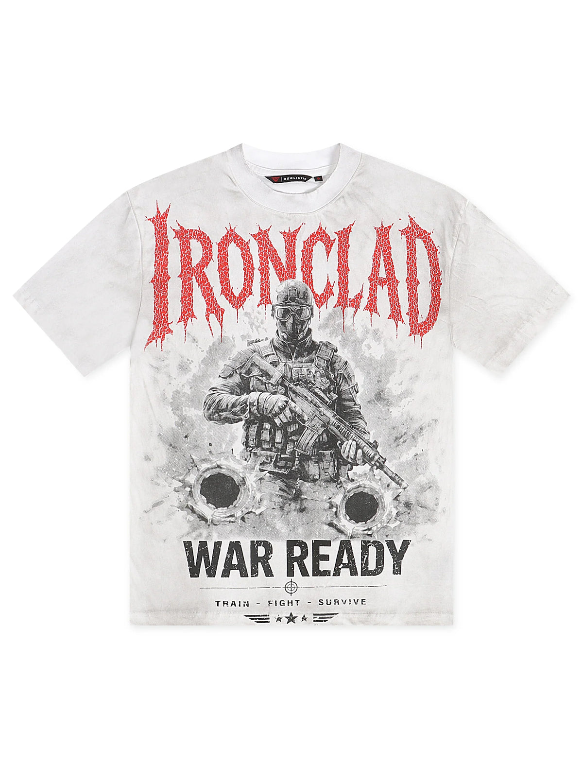 Reelistik War Ready Tee - White