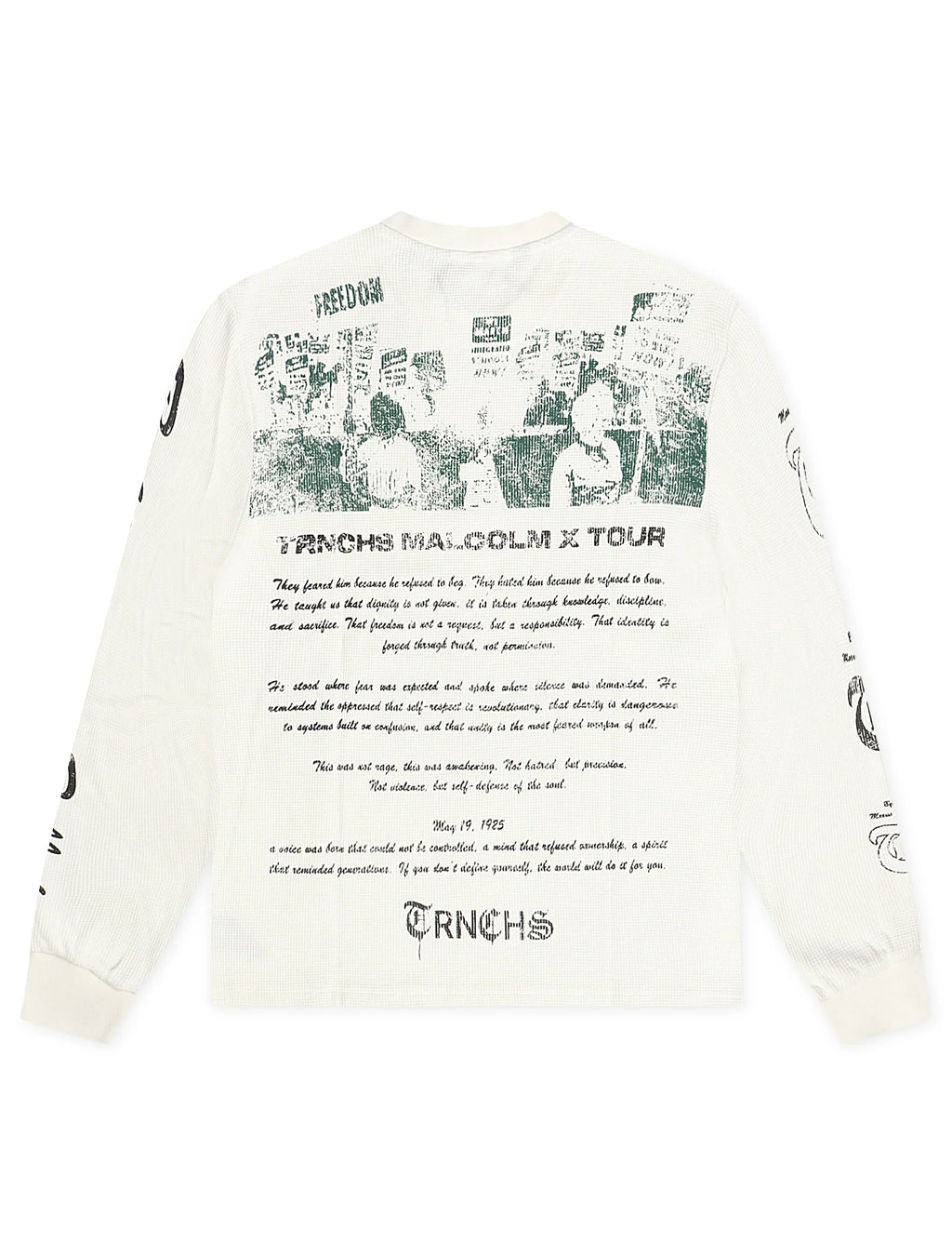 Trnchs Malcolm Thermal Long Sleeve - White
