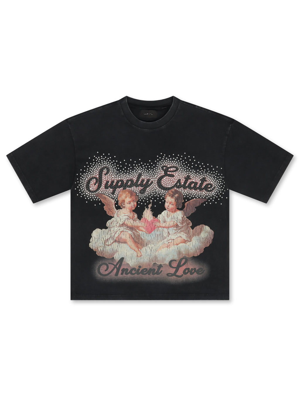Supply West Supply Angels Boxy Tee - Black