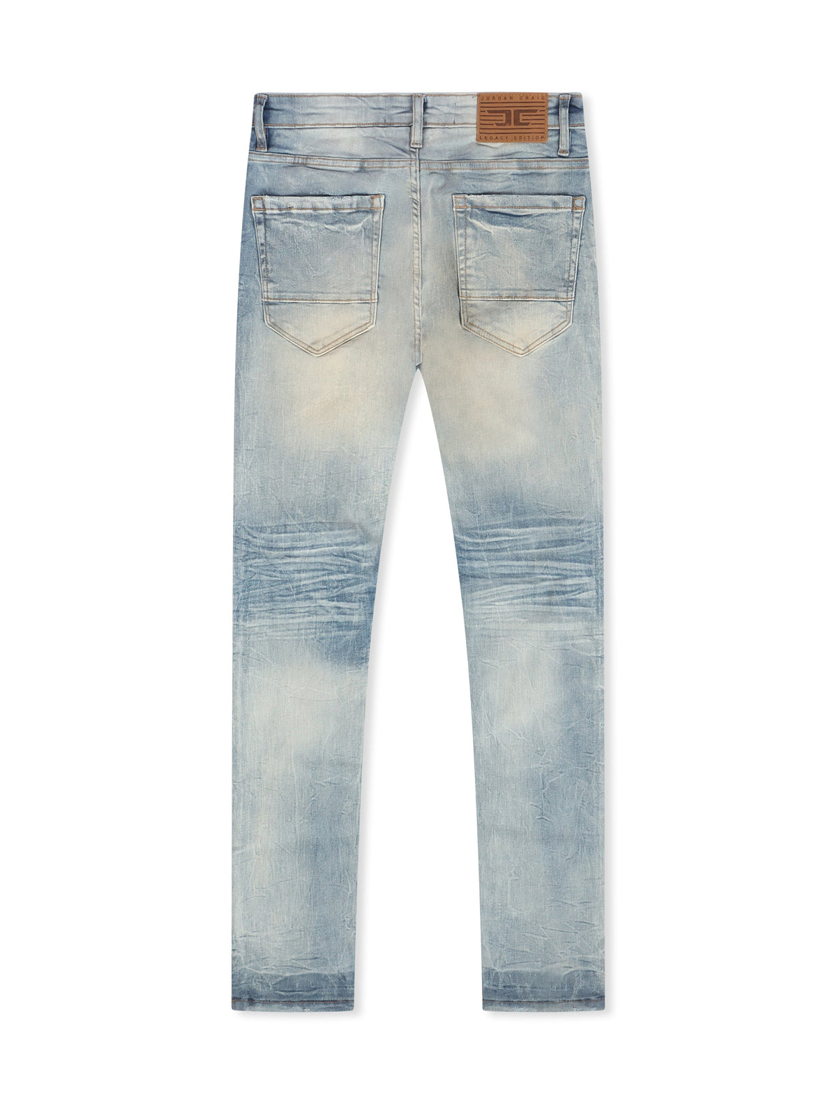 Jordan Craig Light Rips Slim Fit Jean - Iced Lager