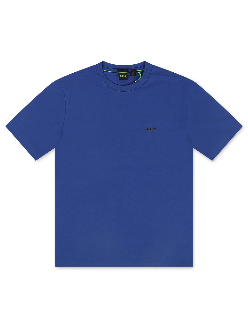 Boss Green Contrast Logo Tee - Blue