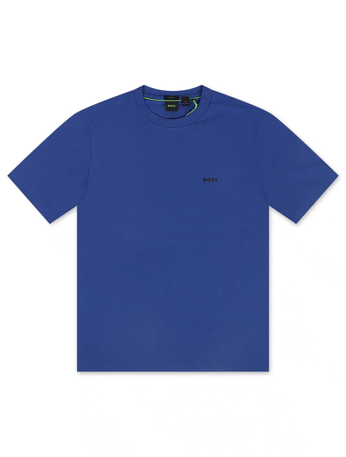 Boss Green Contrast Logo Tee - Blue