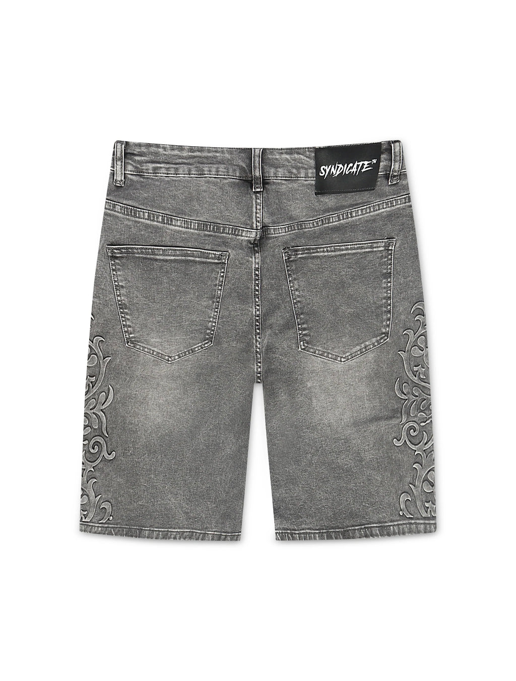 The Syndicate Legacy Shorts - Dark Grey Wash