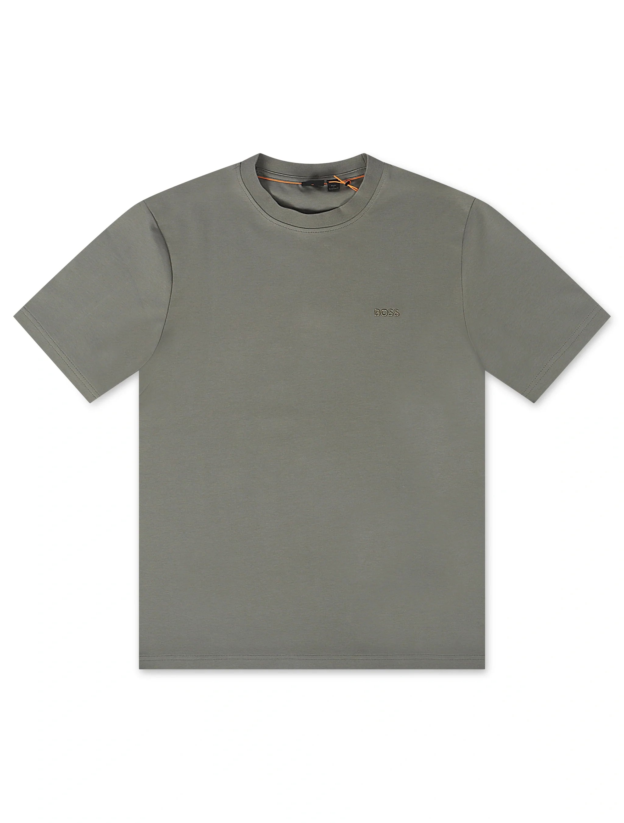 Boss Orange Interlock Tee - Open Gray