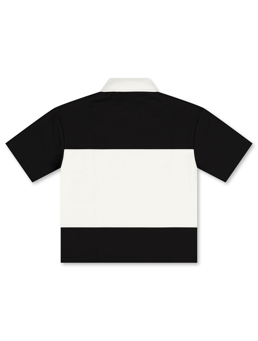 Majestik Pique Cut and Sewn Quarter Zip Polo - Black