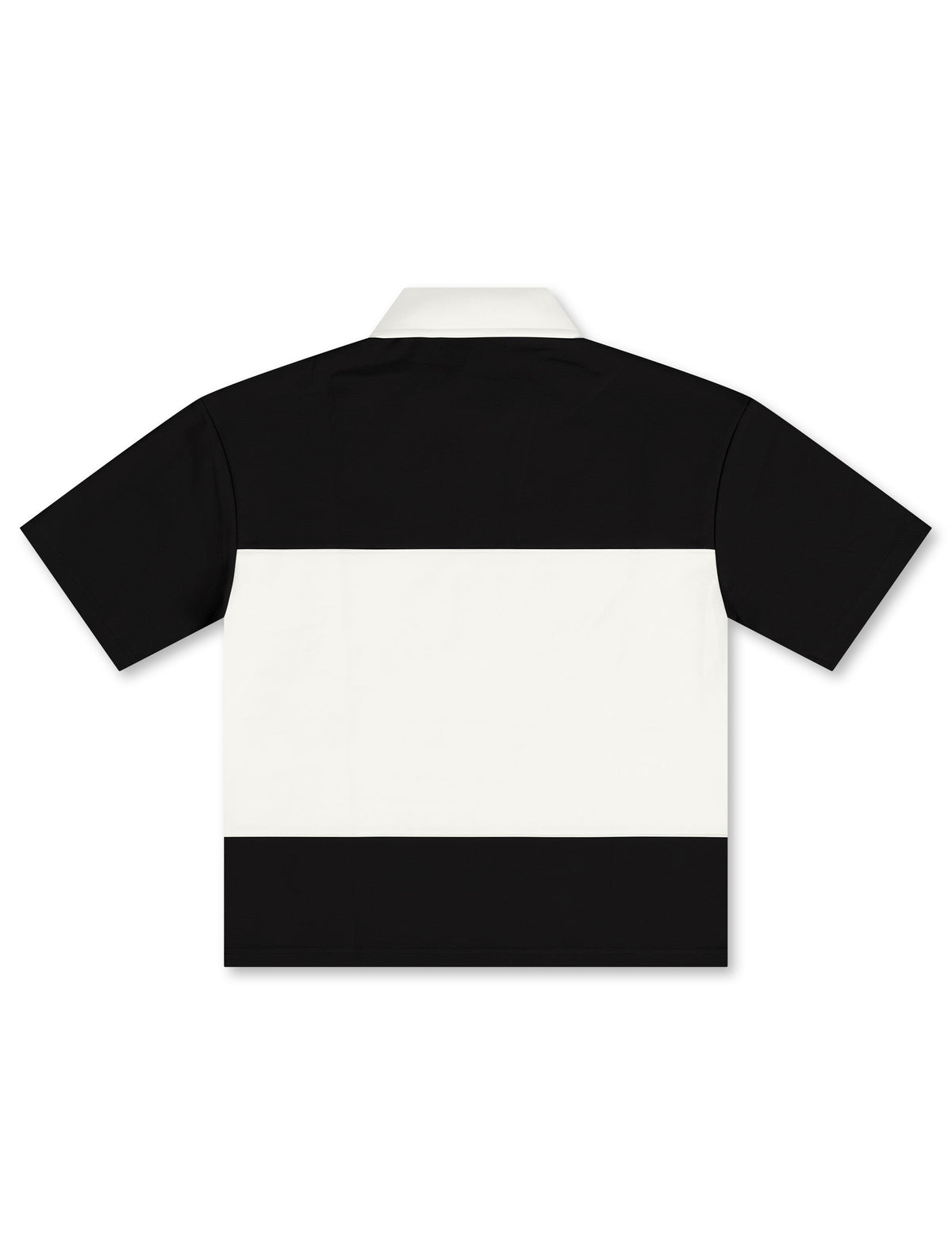 Majestik Pique Cut and Sewn Quarter Zip Polo - Black