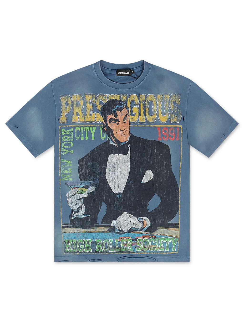 Prestige High Rollers Tee - Blue