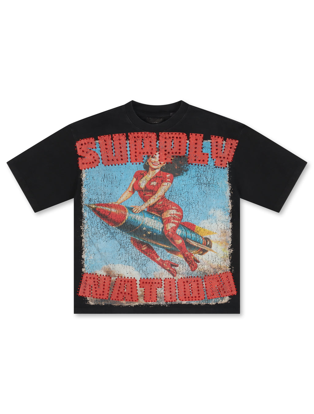 Supply West Supply Nation Boxy Tee - Black