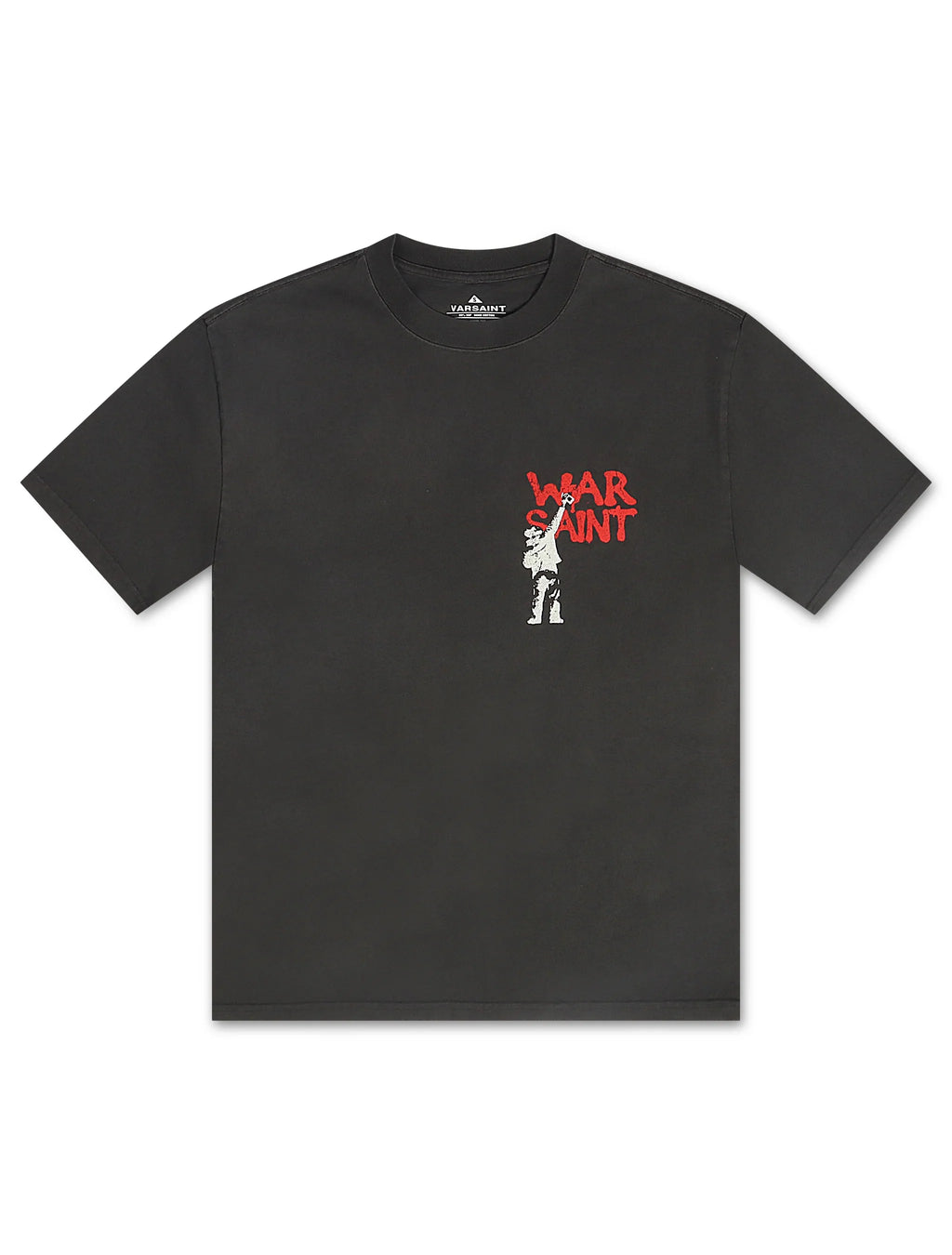 Warsaint Graffiti Tee - Washed Black