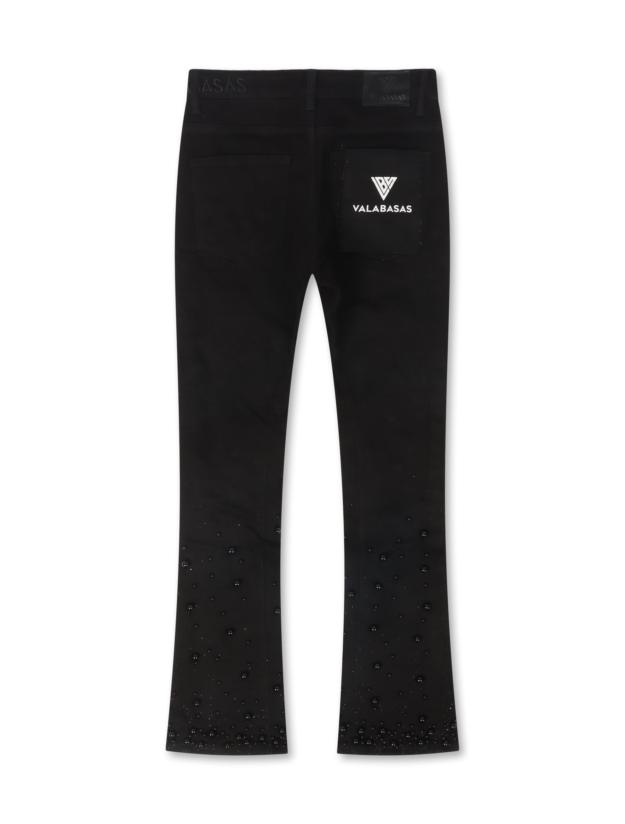 Valabasas Sheam Stacked Denim Jean - Black