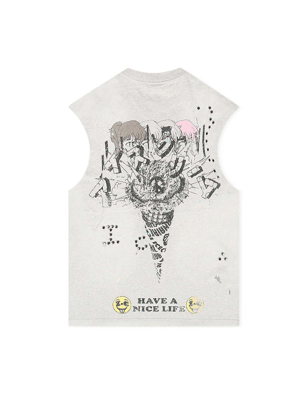 Icecream Samus Tank - Heather Grey