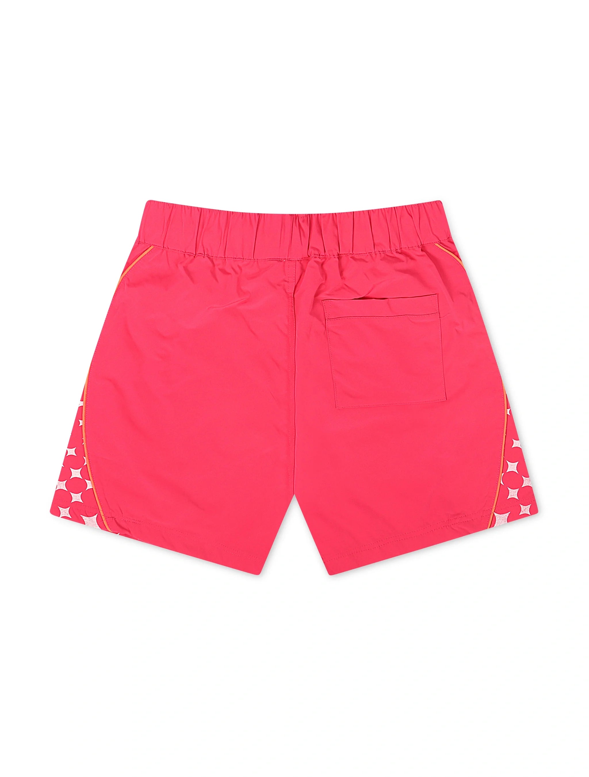 Smoke Rise Republic Windbreaker Shorts - Lilac Rose