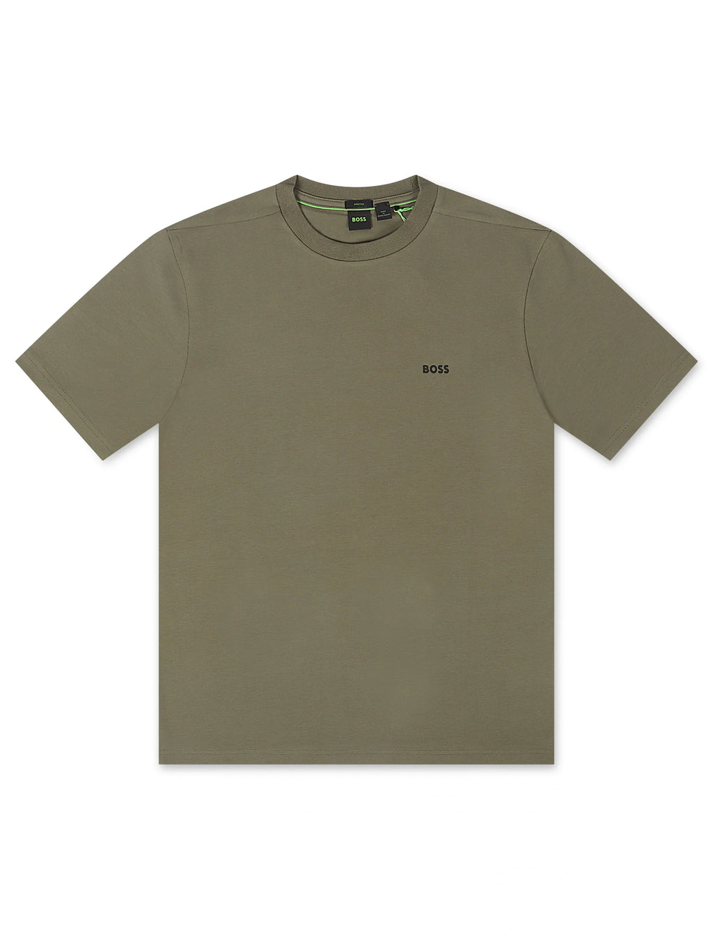 Boss Green Contrast Logo Tee - Green