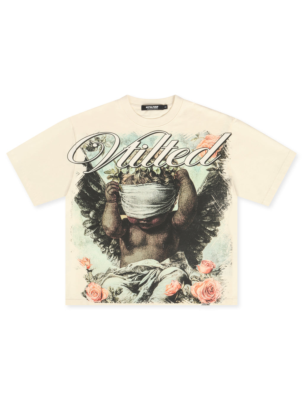 Vtilted Blossom Tee - Cream