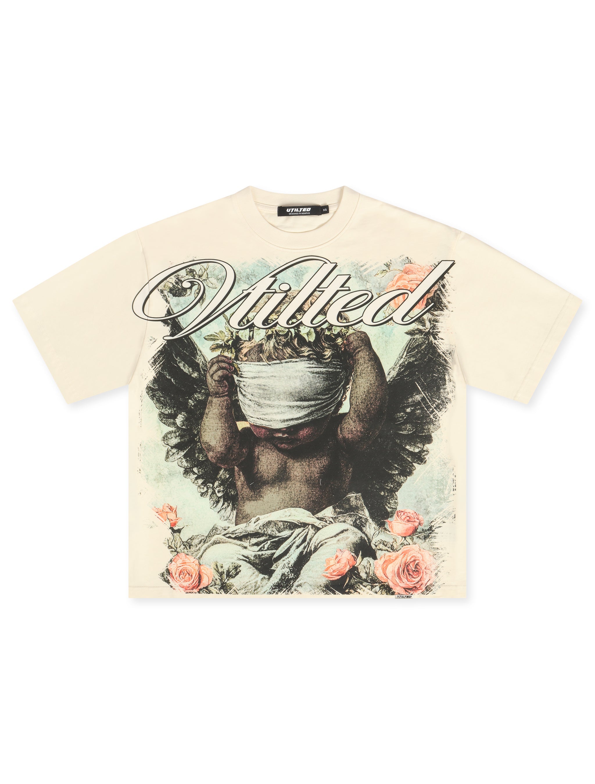 Vtilted Blossom Tee - Cream