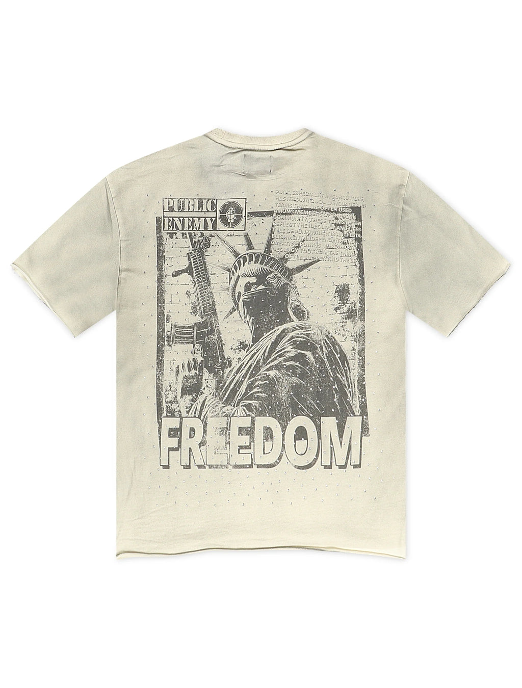 YRBZ Arms Cropped Tee - Cream
