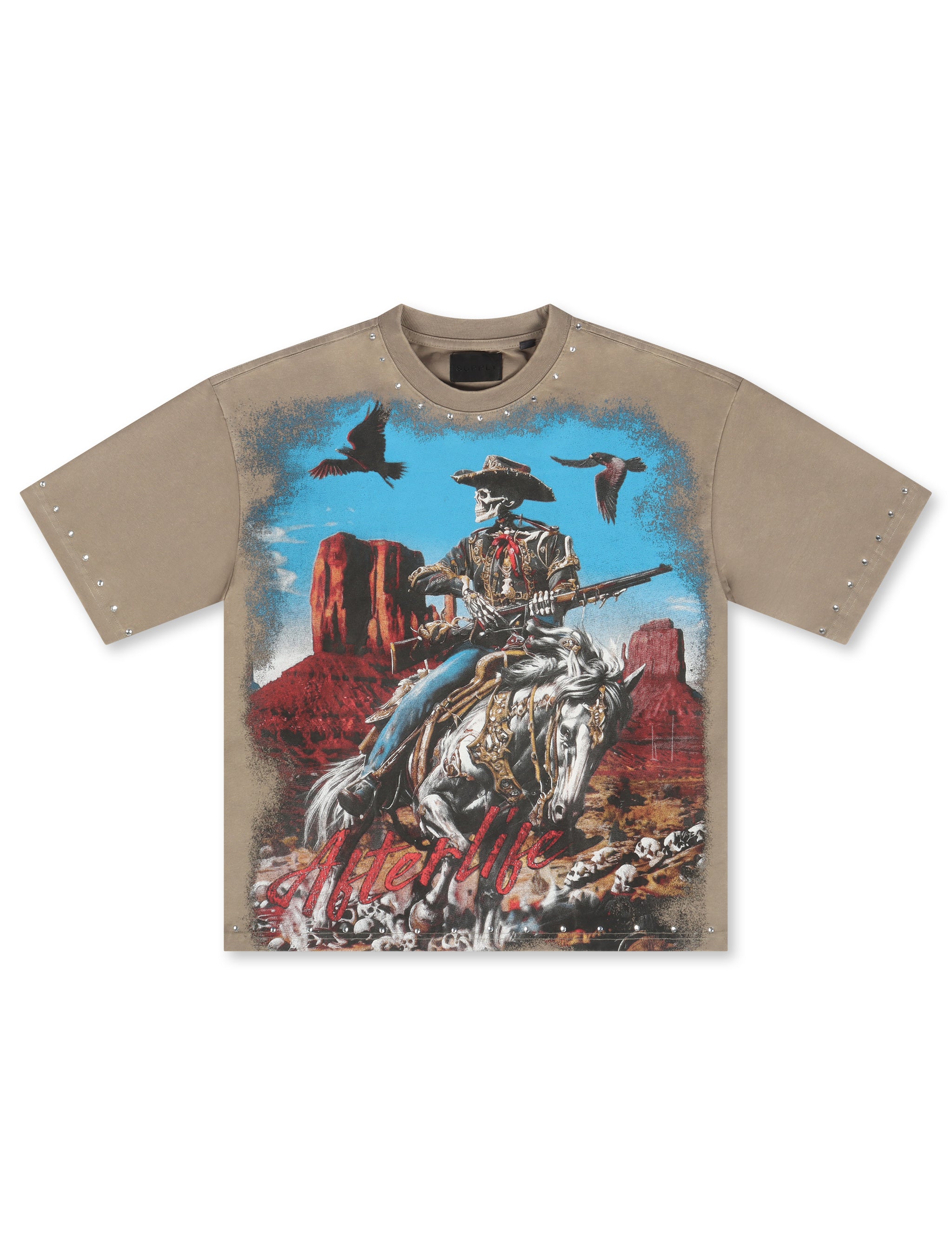 Supply West No Rest Boxy Tee - Mink