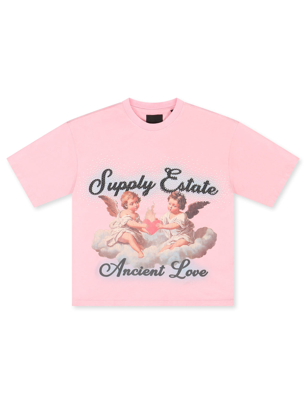 Supply West Supply Angels Boxy Tee - Angels Pink