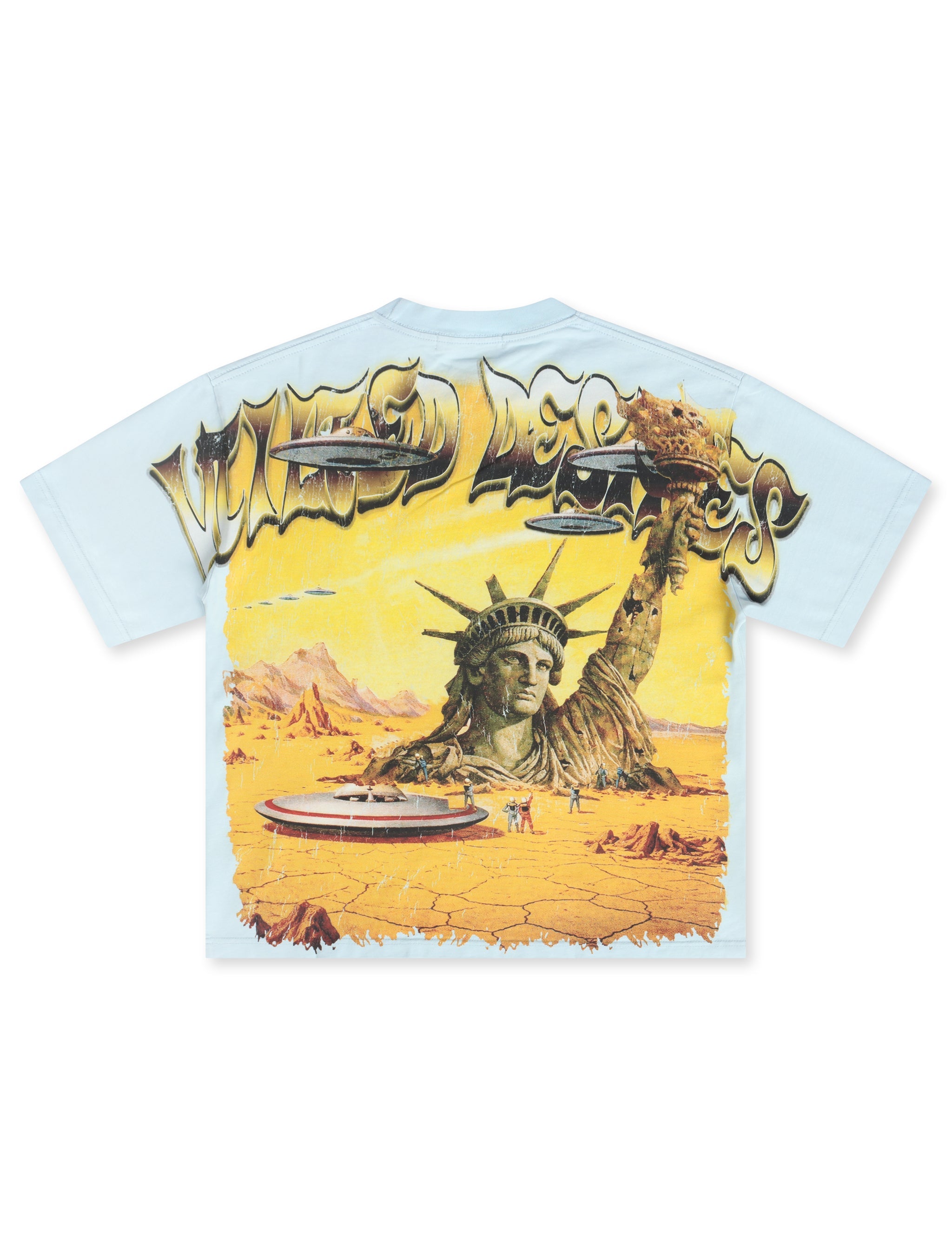 Vtilted Dune Tee - Light Blue