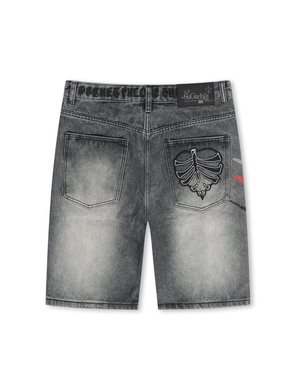 Sugarhill Sunshine Jorts - Grey Wash