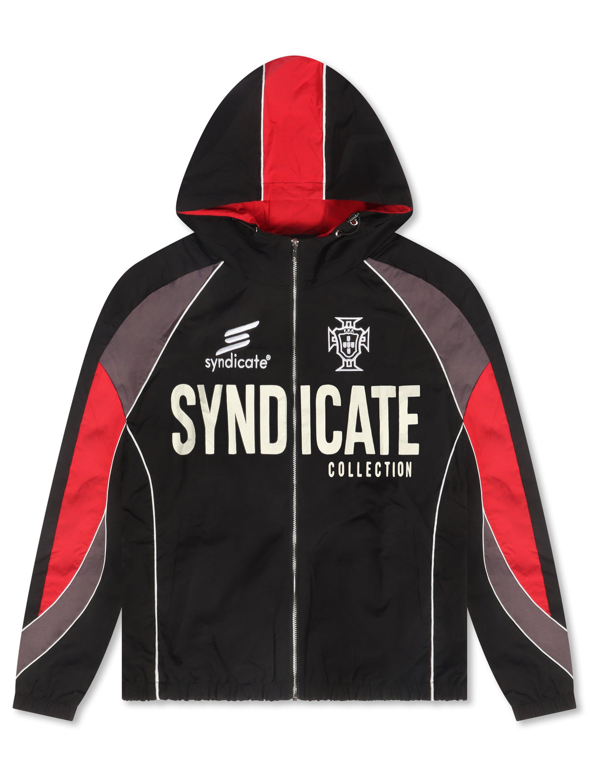 Syndicate Nylon Tracksuit Set - Black