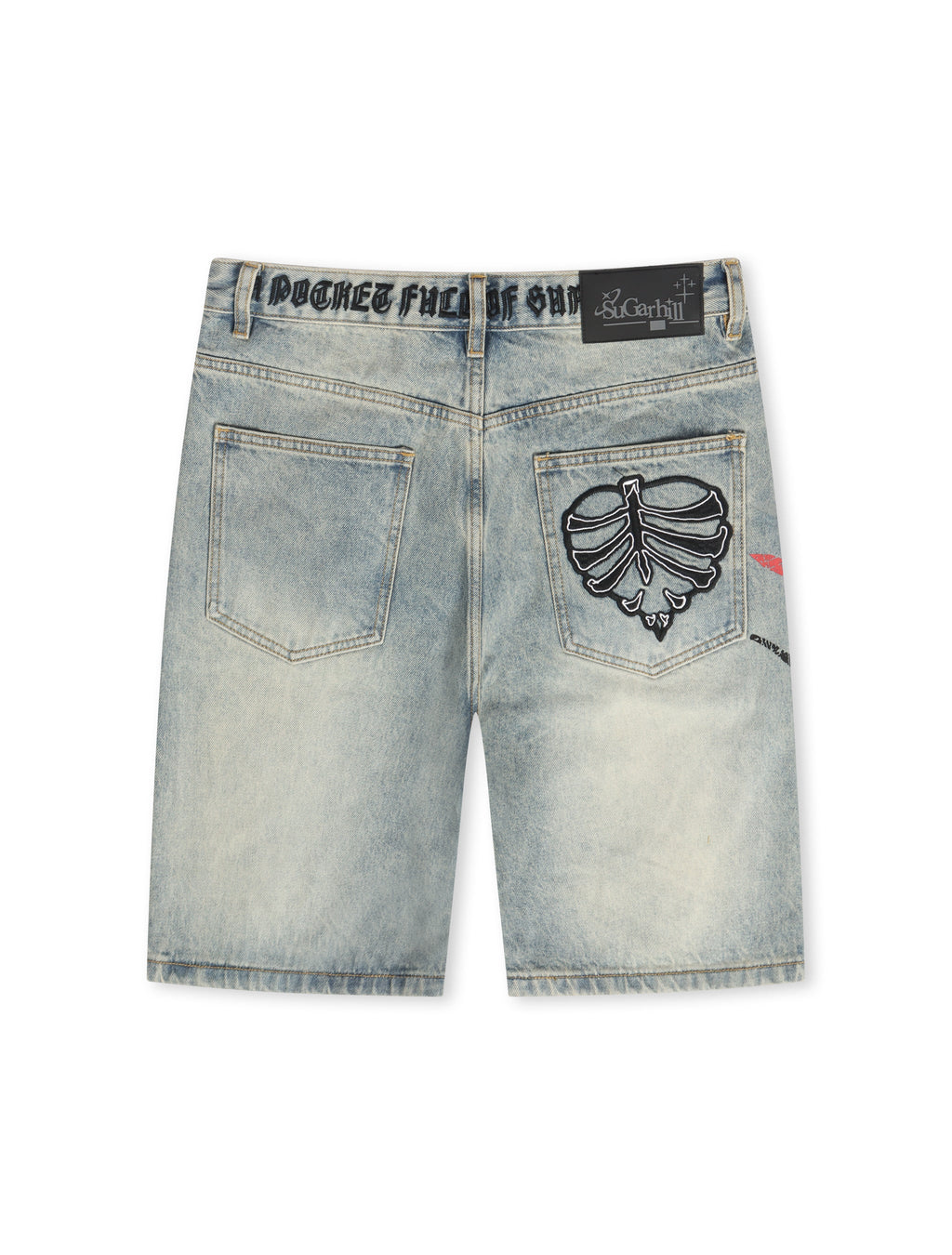 Sugarhill Sunshine Jorts - Blue Wash