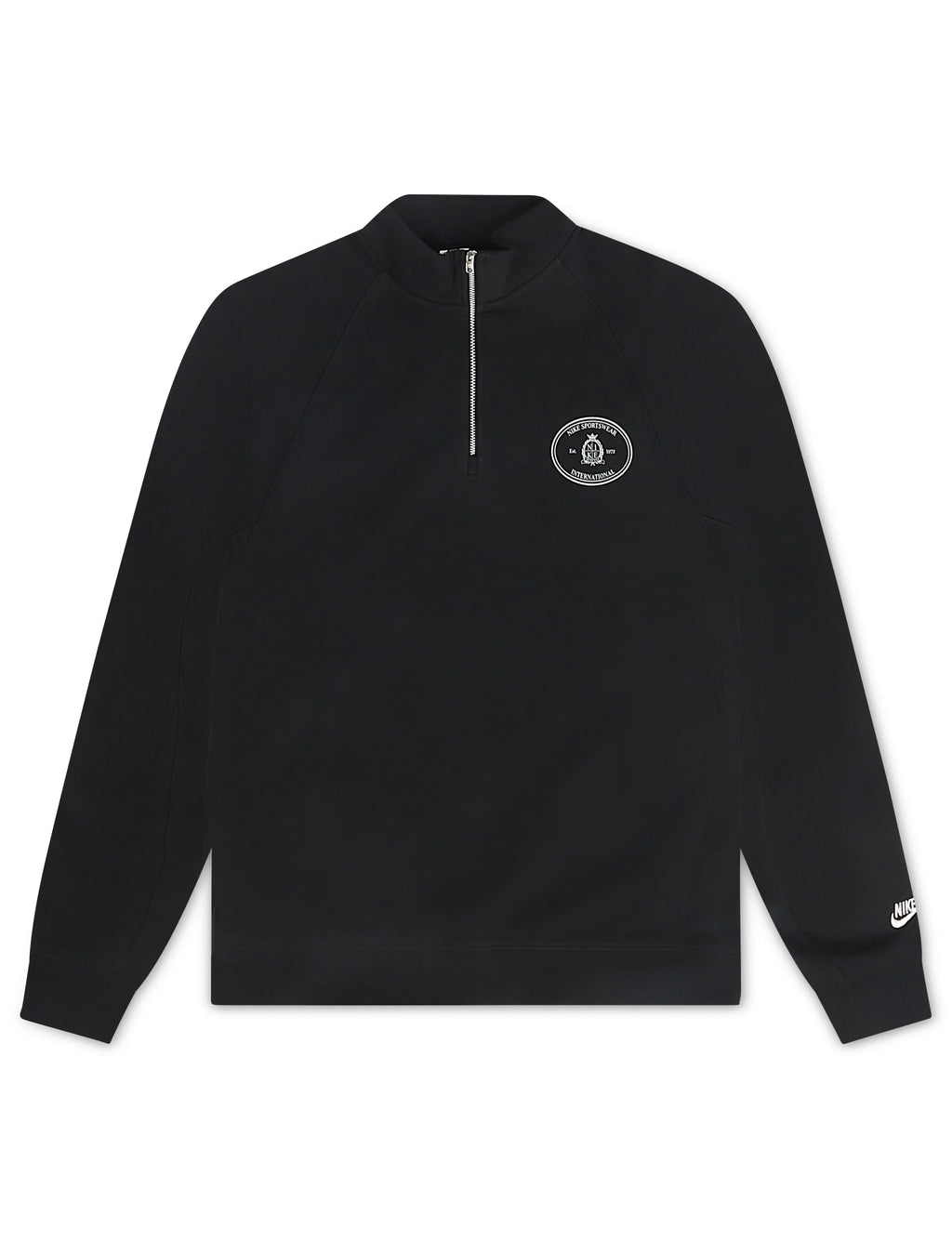 Nike Mens Club 1/2 Zip Fleece Top - Black