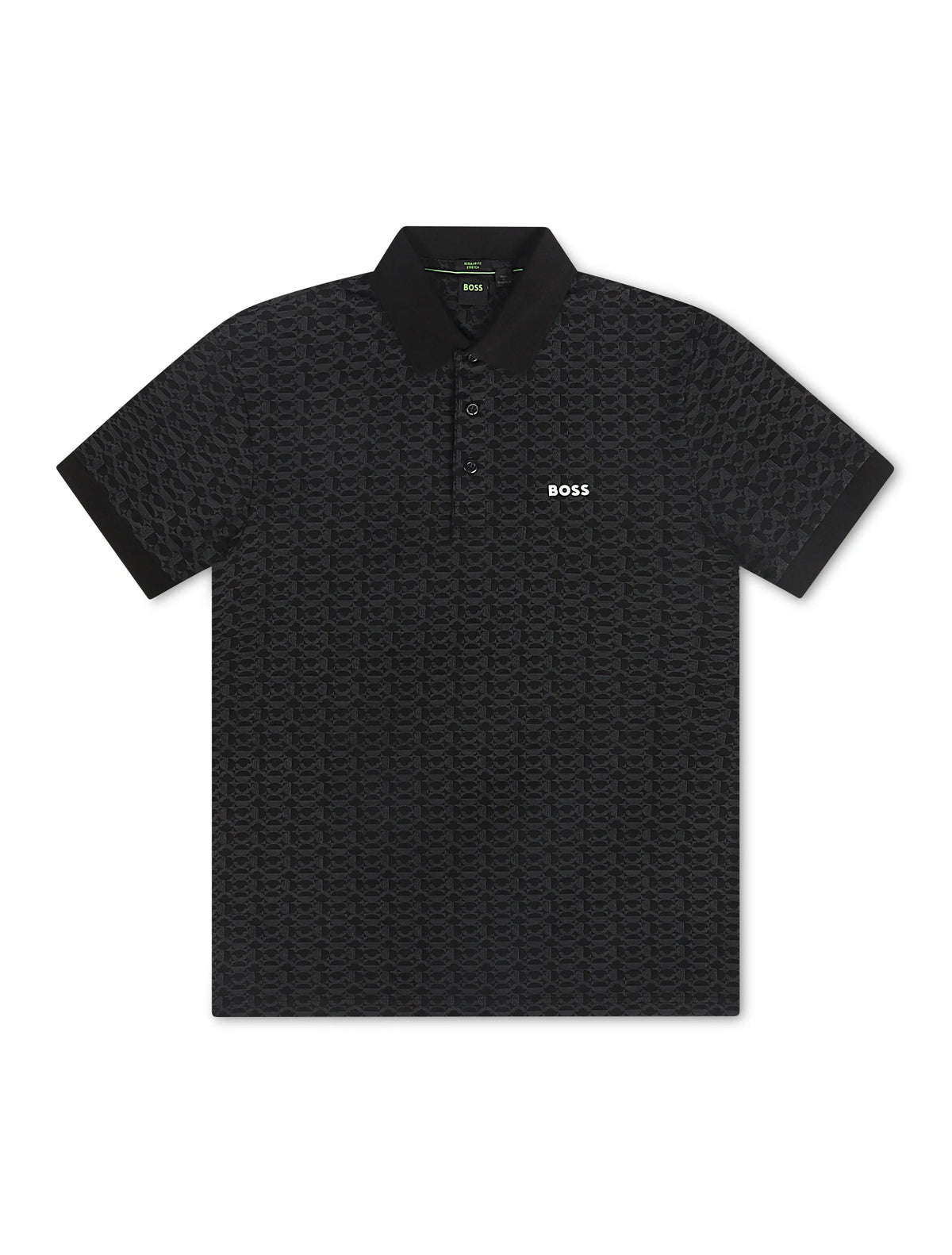Boss Green Paddy Striped C Polo - Black