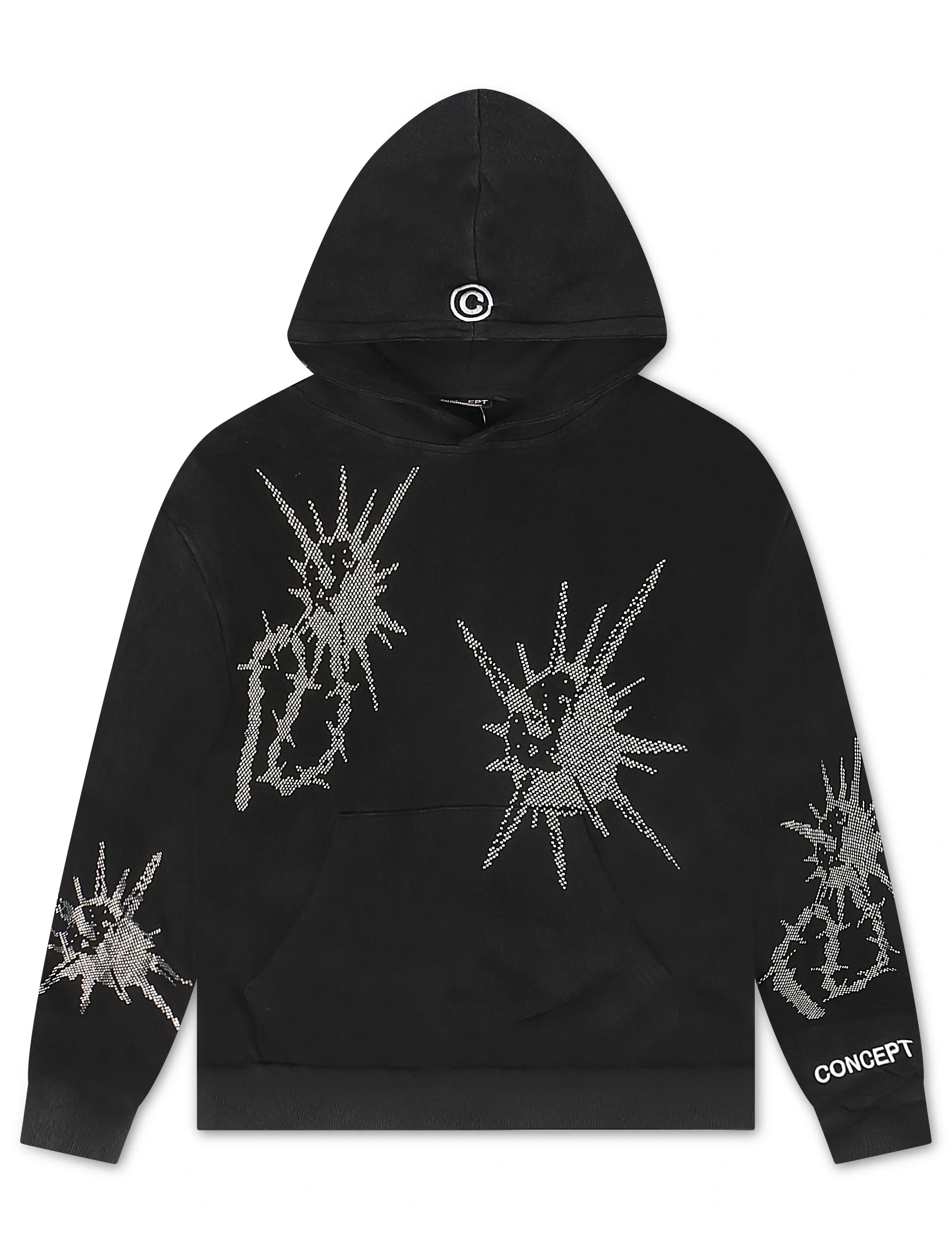 Concept LA Flail Hoodie - Black Washed