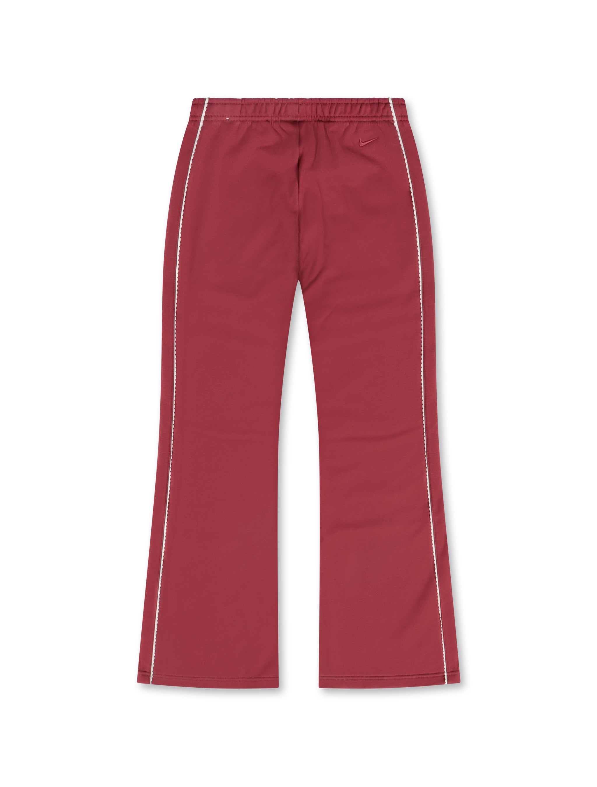 Nike Womens Studio Fleece Wide Leg Pants - Pink Smoke
