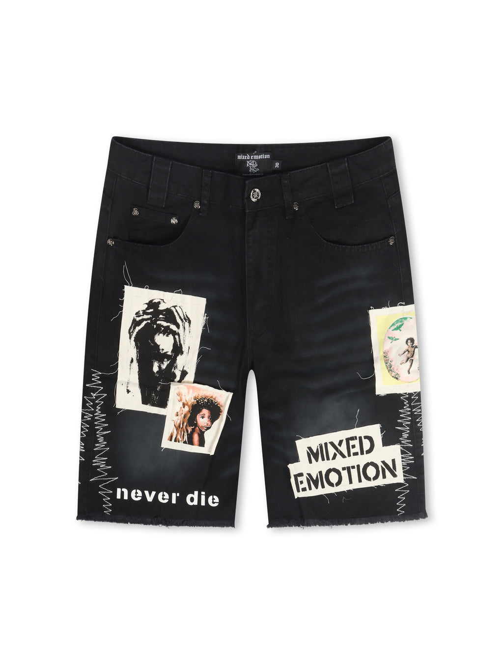 Mixed Emotion Chaos Carpenter Shorts - Black