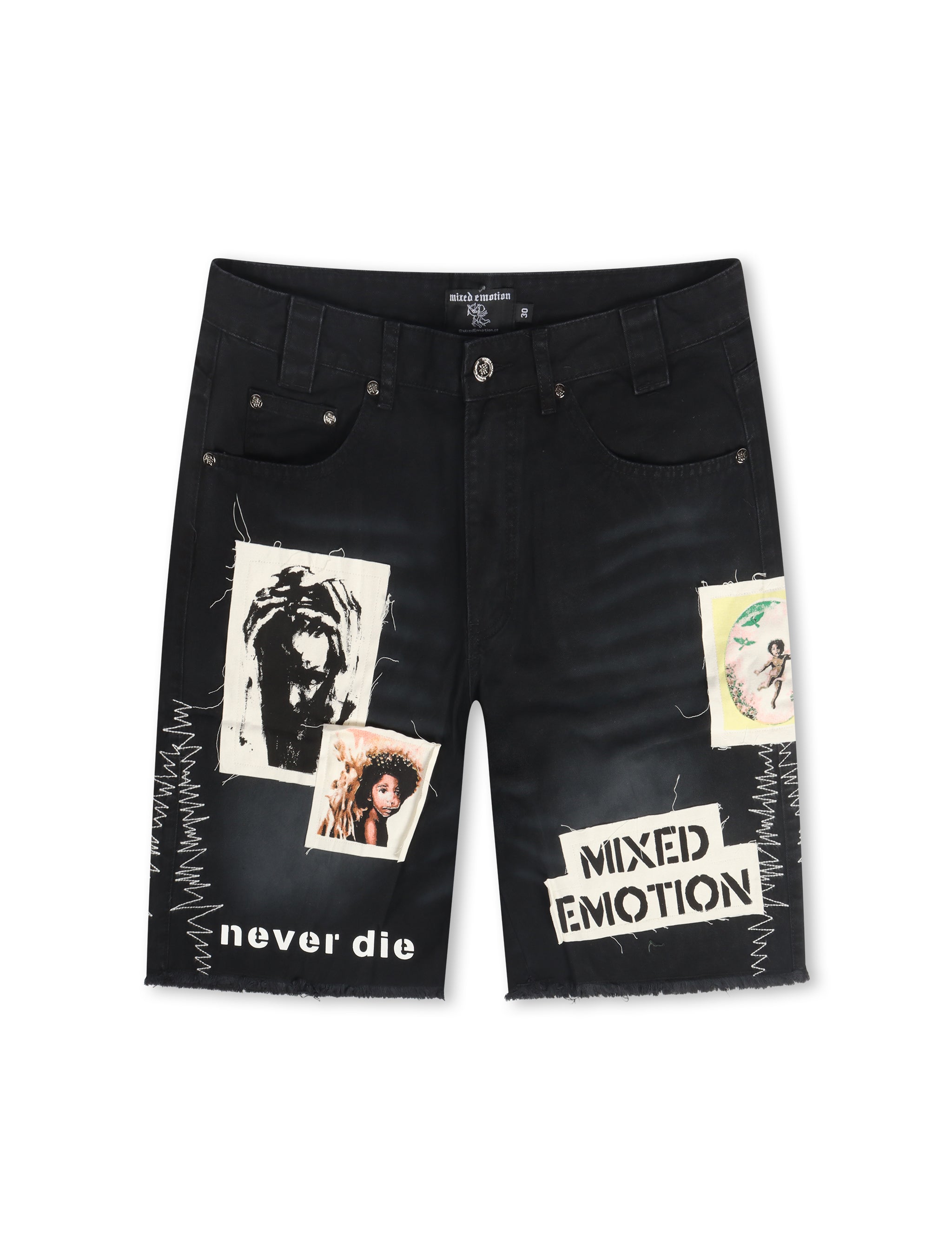 Mixed Emotion Chaos Carpenter Shorts - Black