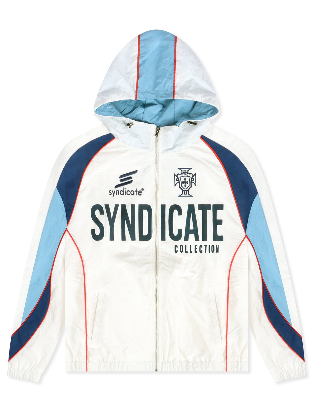 Syndicate Nylon Tracksuit Set - White