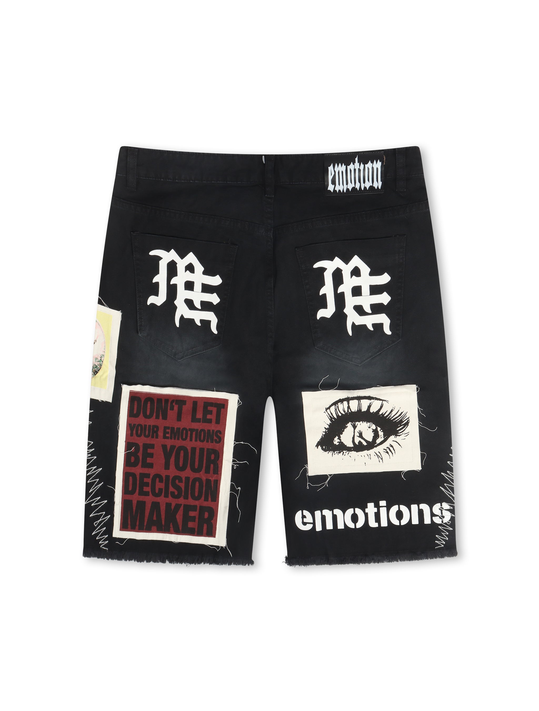 Mixed Emotion Chaos Carpenter Shorts - Black