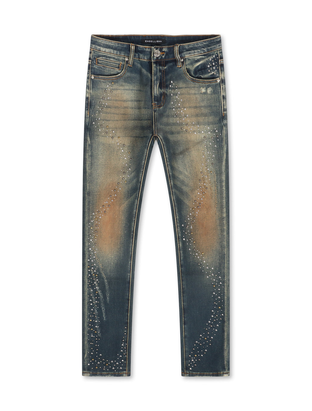 Embellish Cactus Skinny Jean - Vintage Wash