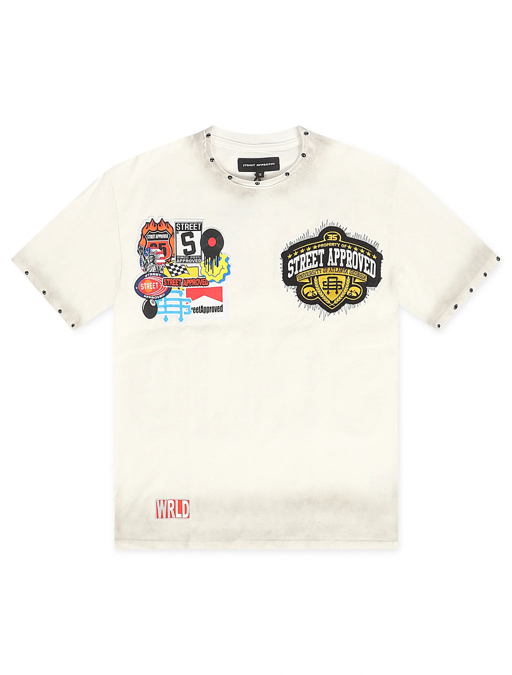Street Approved Stay Solid Tee - White