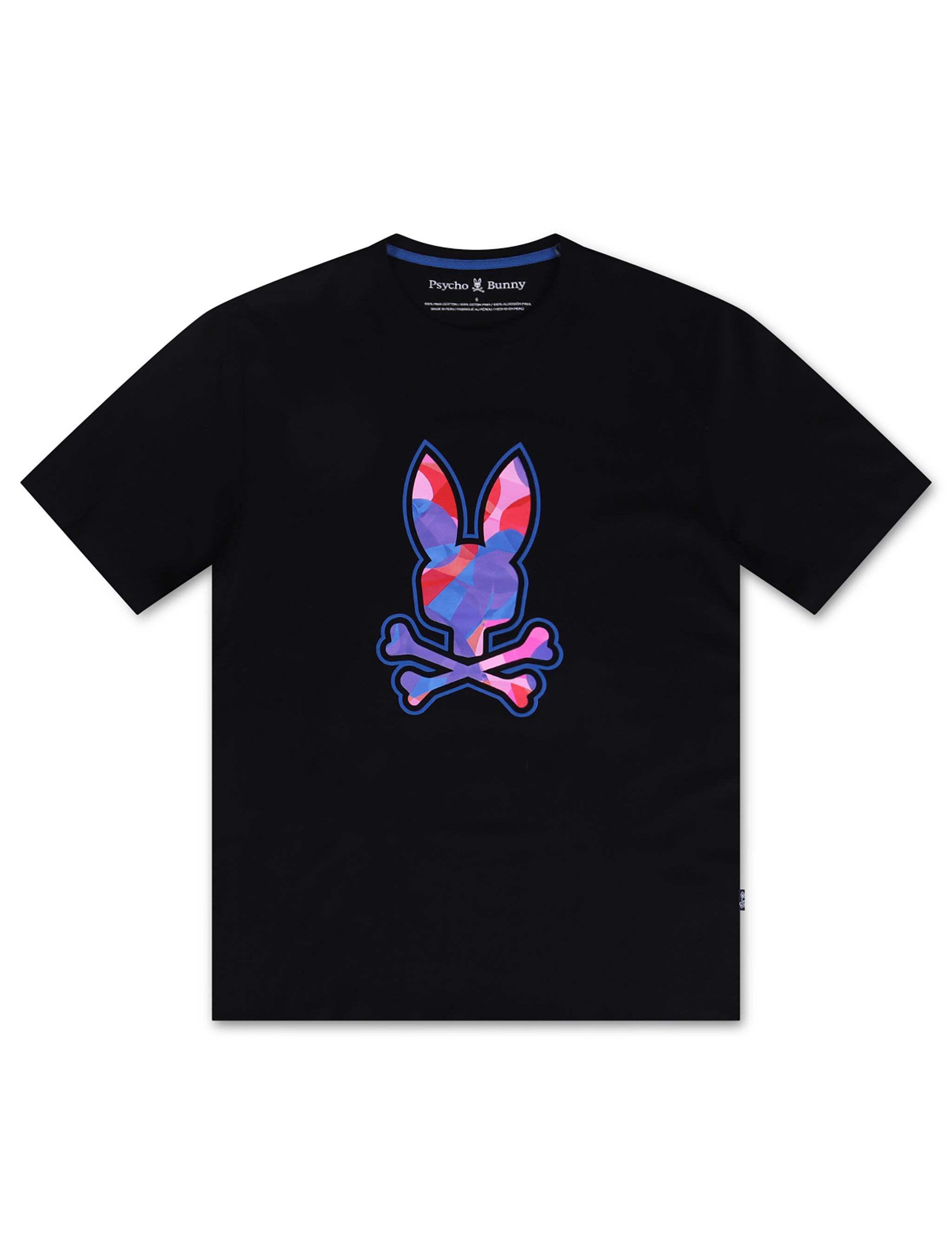 Psycho Bunny Norridge Graphic Tee - Black