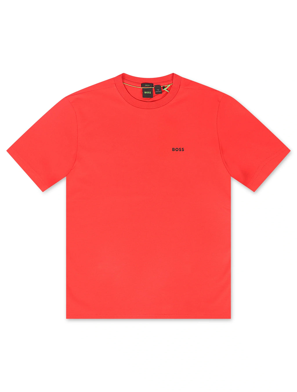 Boss Green Contrast Logo Tee - Red